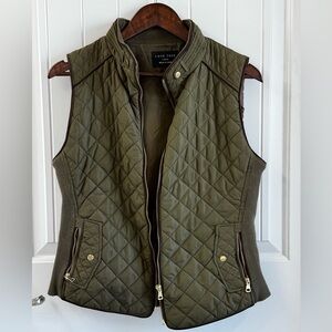 Love Tree Khaki Quilted Vest
